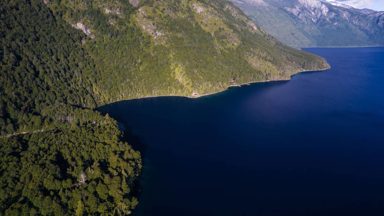 Lago Azul desde el Dron