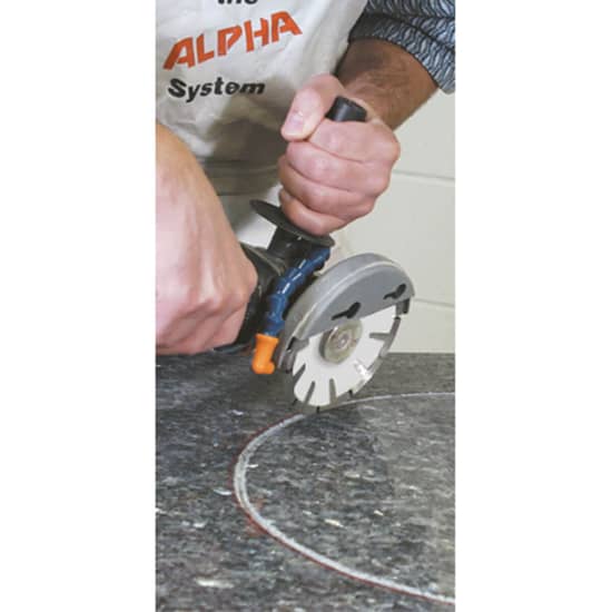 Alpha Tools Contour Blade sink cutting grinder