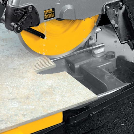 Dewalt D24000 wet cutting shapes