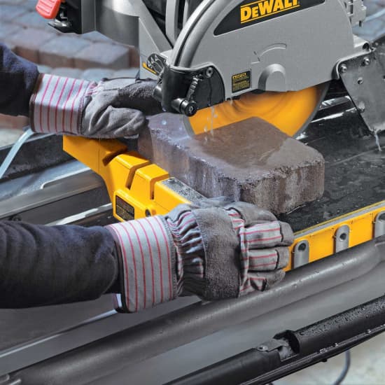 Dewalt D24000 wet cutting brick