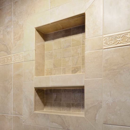 Laticrete Recessed Shower Niche