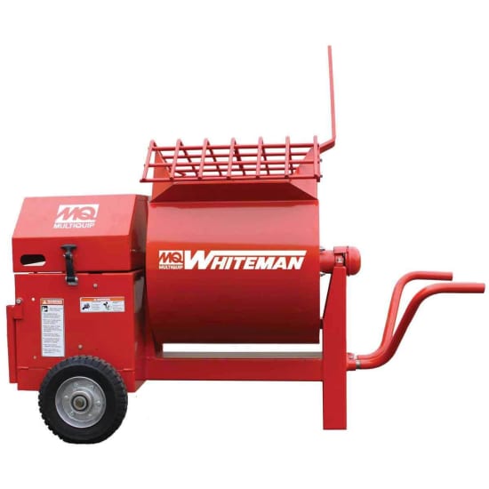 Whiteman Wheelbarrow Style Mixer Side