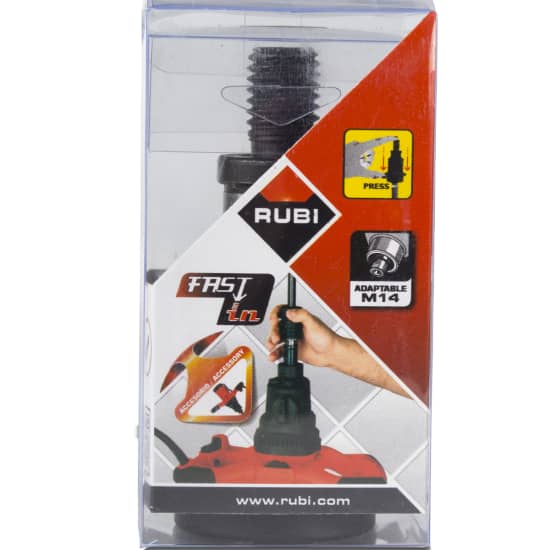 76907 Rubi Tools quick connect M14 threaded adapter package