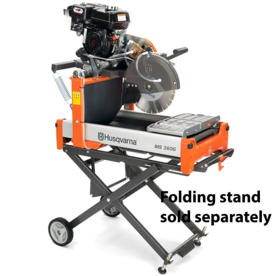 Husqvarna MS 360 G Saw with Optional Folding Stand