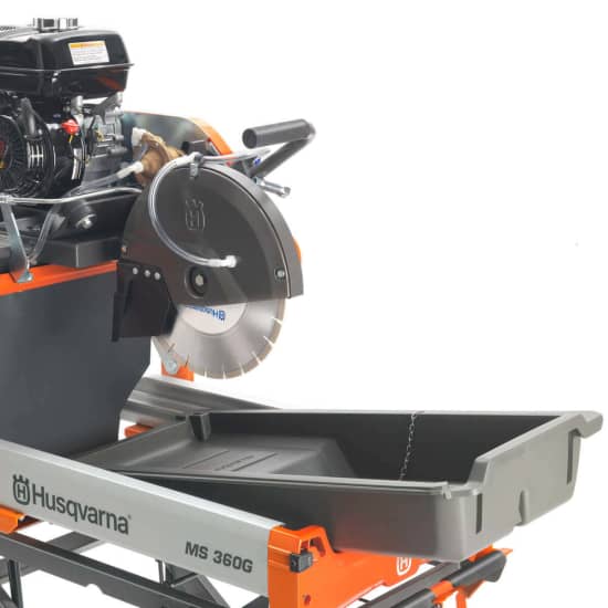 Husqvarna MS 360 G Masonry Saw Removable Water Pan