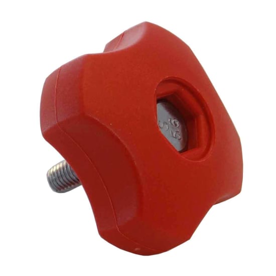 lateral stop clamp knob for rubi