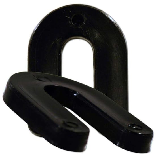 CDSHIM14 Black 1/4th Plastic Horseshoe Shims