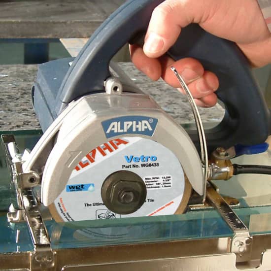 Alpha Vetro cutting Glass circular saw