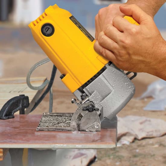 Dewalt Tile Saw Miter Cut