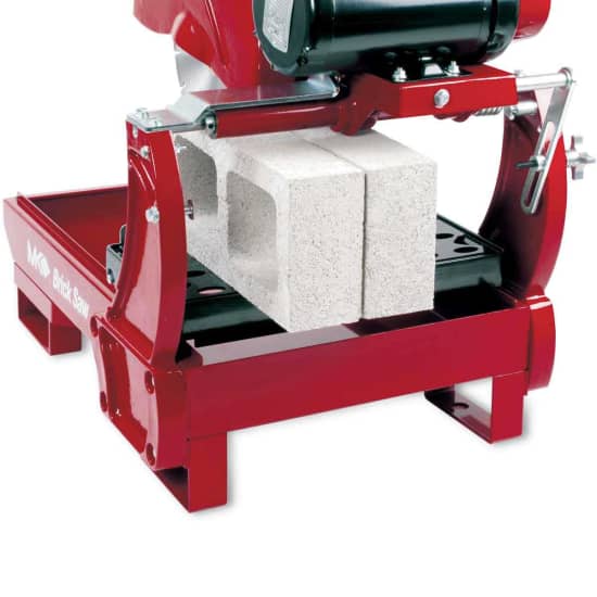 MK-2000 Series Masonry Saw Cutting Cinder Block