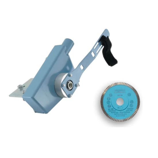 38F3 Sigma Kera-Flex Attachment with Bosch GWS8-45 Angle Grinder