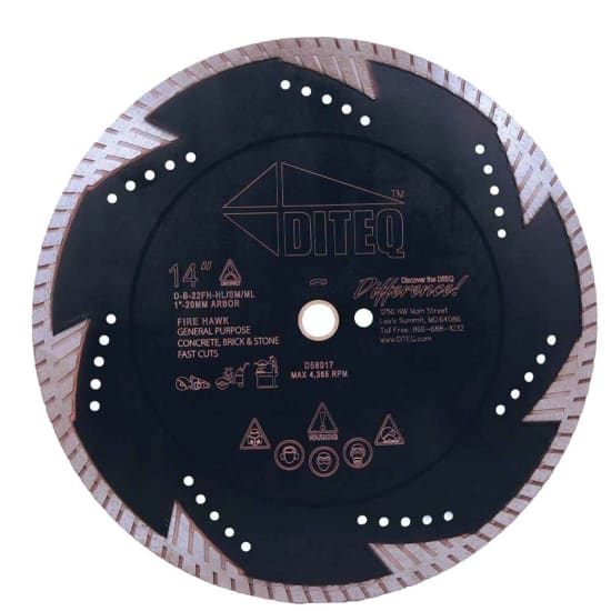 Diteq B-22 FireHawk III 14 inch Turbo Blade