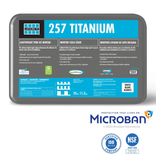 0257-0025-21P Laticrete 257 Titanium Grey Pallet