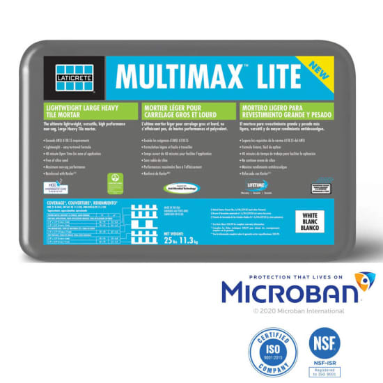 Laticrete MultiMax Lite Heavy-Duty Mortar with Microban