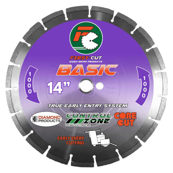 First-Cut BASIC1000 Diamond Blade - Hard Aggregate