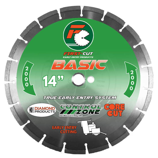 First-Cut BASIC2000 Diamond Blade - Hard Aggregate