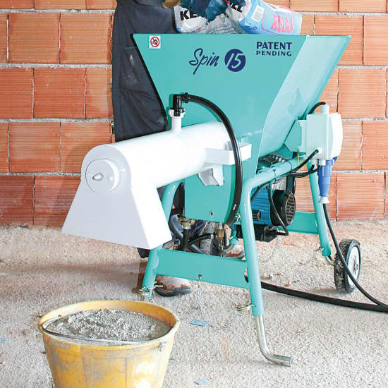 Imer Spin 15 Heavy duty grate with bag splitter