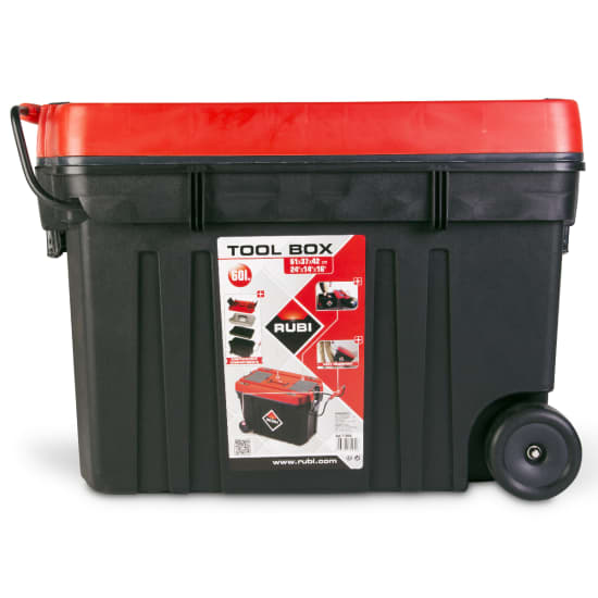 71954 Rubi 24" Rolling Tool Box side view