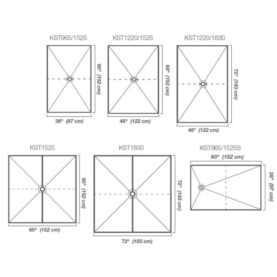 Schluter-KERDI-SHOWER-T Shower Pans