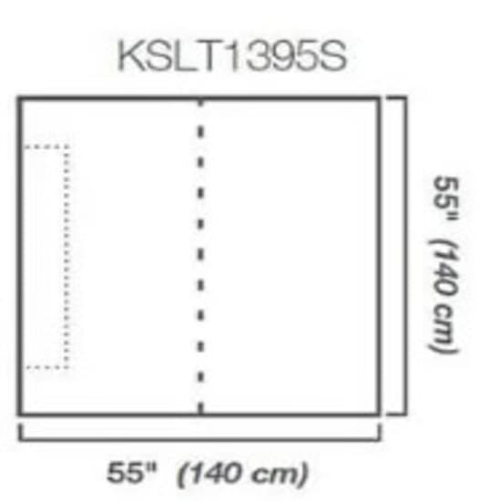 55" x 55" Linear Shower Pan