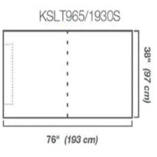 38" x 76" Linear Shower Pan