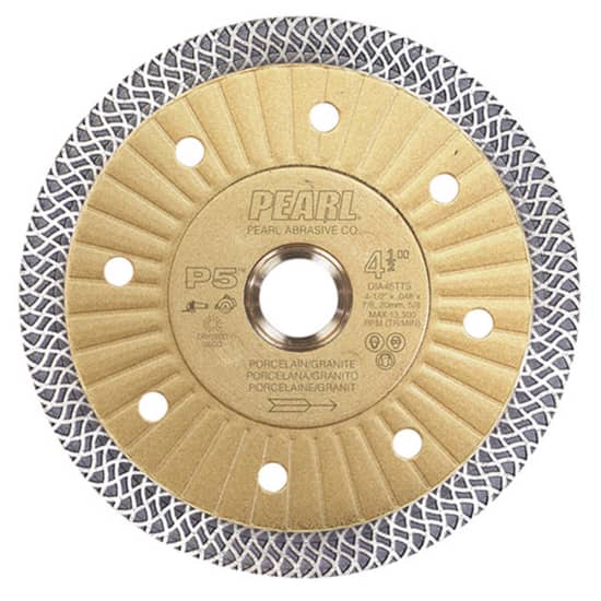 Pearl Abrasive P5 4-1/2" Thin Turbo Mesh Blade