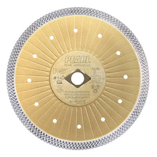 Pearl Abrasive P5 7" Thin Turbo Mesh Blade