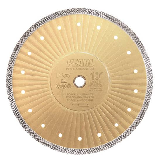 Pearl Abrasive P5 10" Thin Turbo Mesh Blade