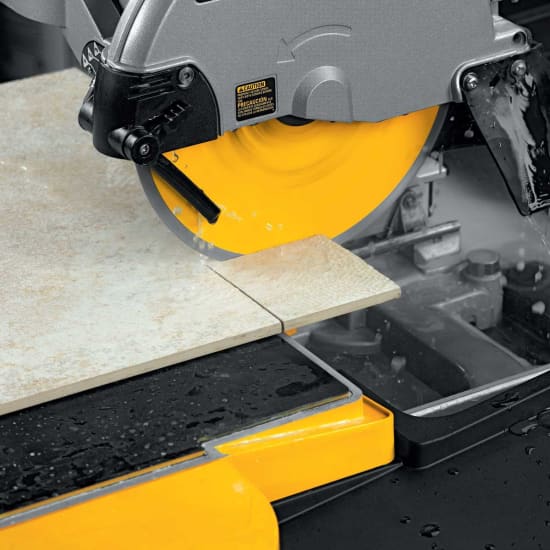 Dewalt Tile Saw corner cut