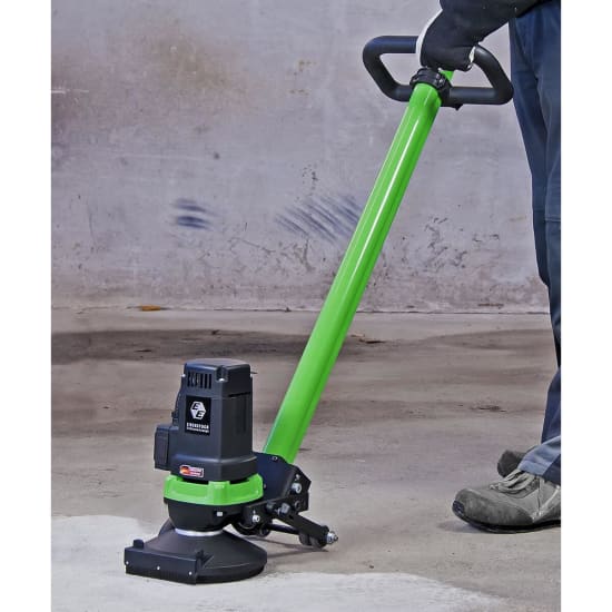 EBS 180 F with angle-adjustable floor guide for medium-sized concrete grindign jobs