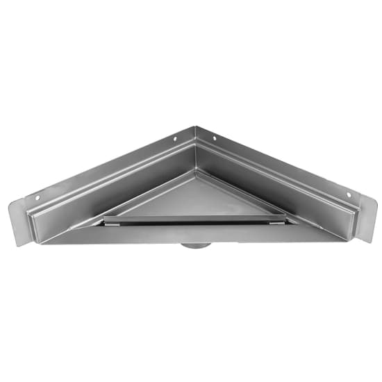 Corner shower drain
