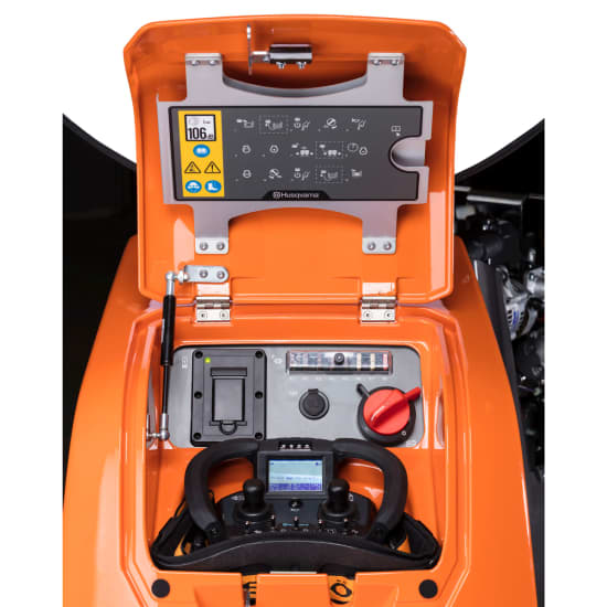 967950801 Husqvarna LP 9505 Trench Compactor 2 battery exchangeable, one in remote, one in on-board charger