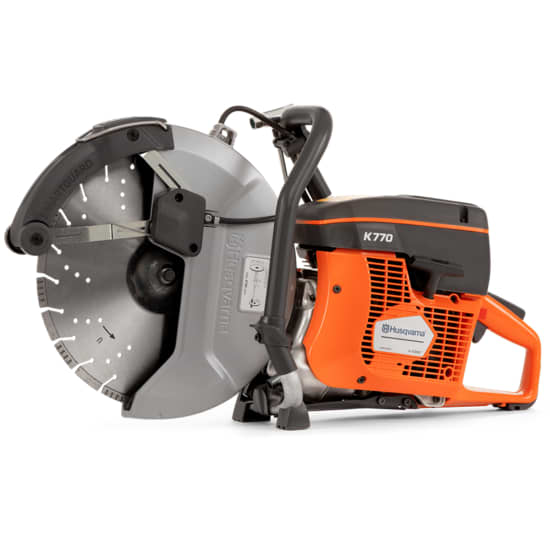 970460001 K770 SmartGuard 14" Power Cutter reduces the likelihood of accidents and circumstances when a kickback may occur as it emphasizes correct technique