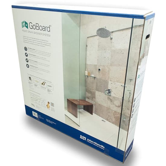 Go Board Point Drain Shower System Box