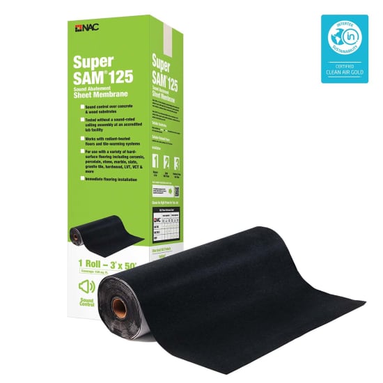 NAC Super SAM 125 Sound Control Membrane (150 sq/ft. roll)