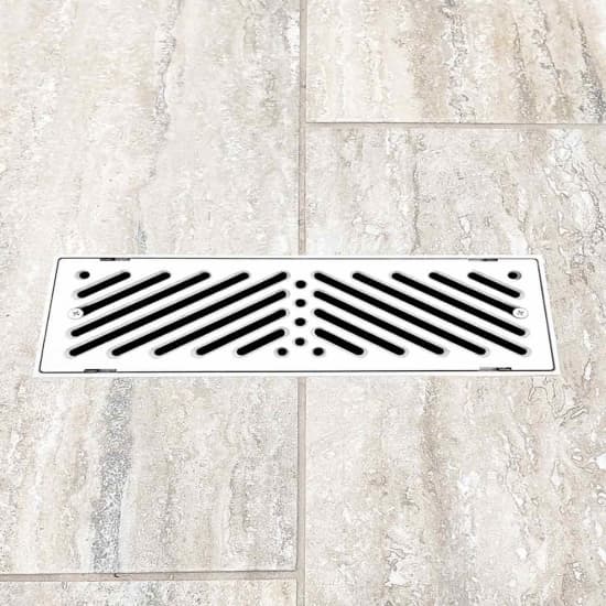 Ventique - Breeze - Flush Mount Metal Floor Register - Tile View