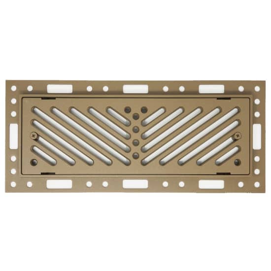 Ventique - OF412BNDDS Breeze - Desert Sand, 4" x 12", No Damper