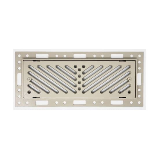 Ventique - OF412BWDSD Breeze - Safari Dust, 4" x 12", Damper Installed