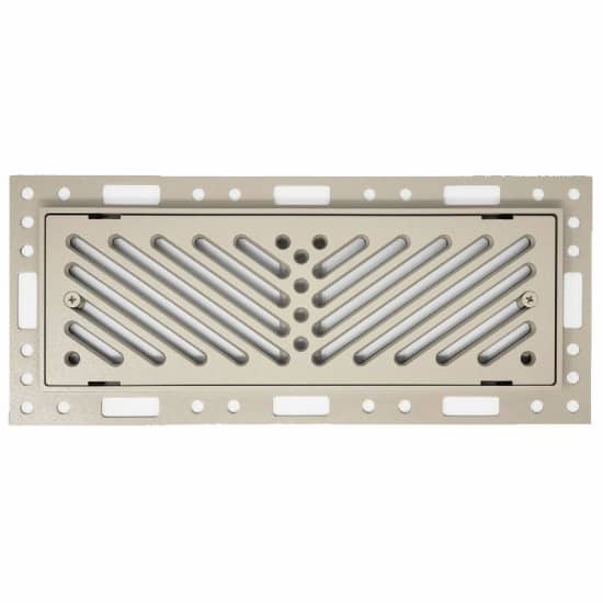 Ventique - OF212BWDSD Breeze - Safari Dust, 2.5" x 12", Damper Installed