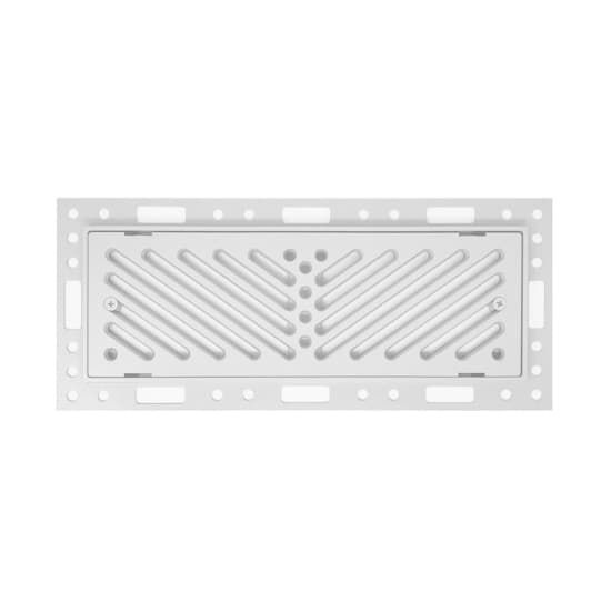 Ventique - OF410BWDAW Breeze - Arctic White, 4" x 10", Damper Installed