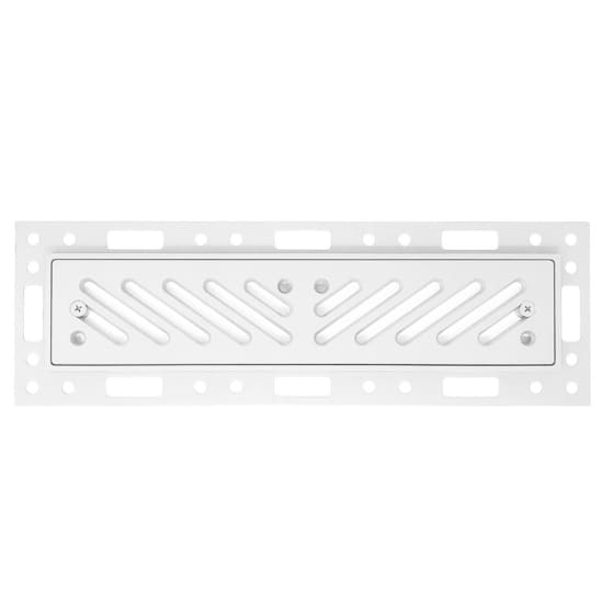 Ventique - OF212BWDAW Breeze - Arctic White, 2.5" x 12", Damper Installed