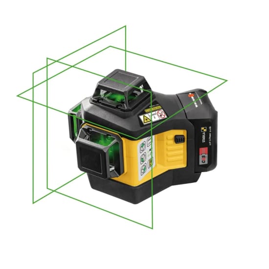 Stabila 03420 - LAX 600G 3 Plane/360° Green Beam Laser 7pc Kit - Main Image