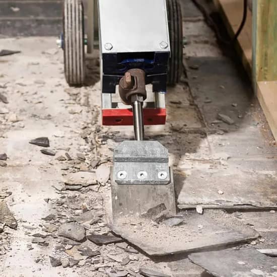 Makinex TSH-B Tile Smasher Blade in jobsite