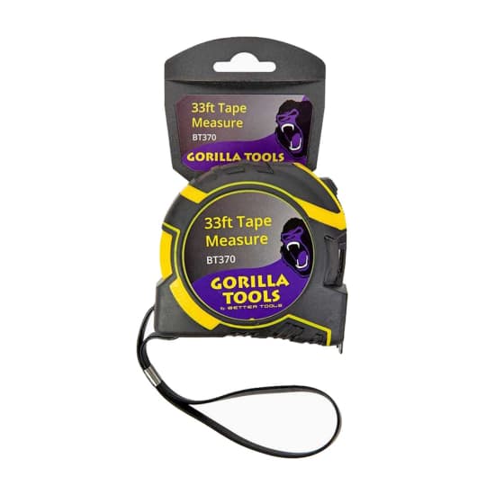 Better Tools 33ft Tape Measure, measure tapes, measure tape marks, best measure tape, BT370, gorilla tools