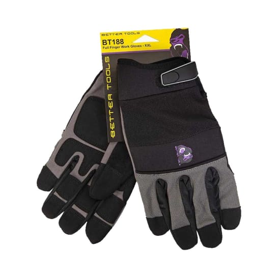 Better Tools Full Finger Work Gloves, protective equipment, worker gloves, gloves for working, safety equipment suppliers, personal protection equipment