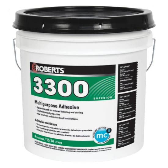 Roberts 4 Gallon Multipurpose Adhesive, commercial glue, roberts carpet tools, carpet bond adhesive, 3300-4