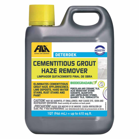 FILA Deterdek Cement Grout Haze Remover, indoor and outdoor cleaner, acid resistant stone, non acidic cleaner, dirt remover