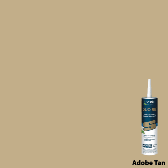 Bostik DUO-SIL Urethane Acrylic Sealant & Adhesive adobe tan 10.1 oz