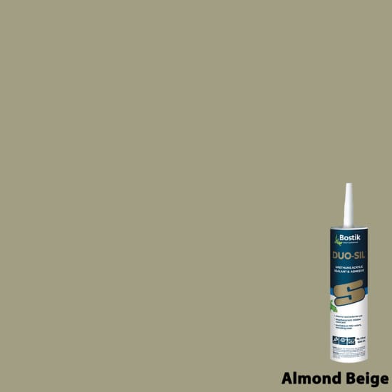 Bostik DUO-SIL Urethane Acrylic Sealant & Adhesive almond beige 10.1 oz