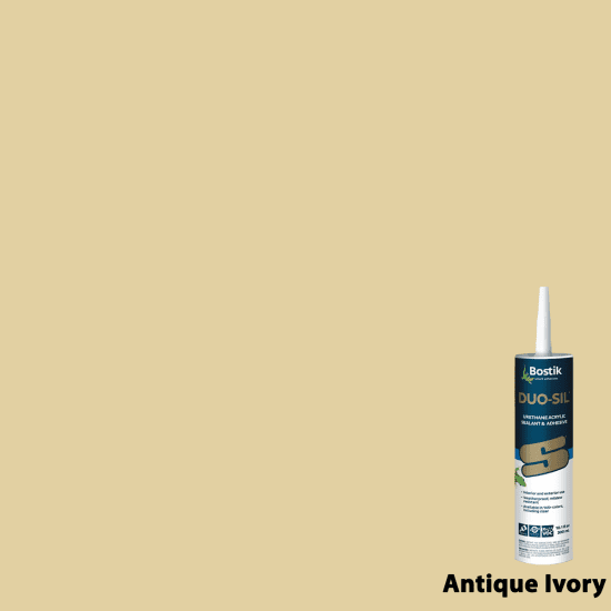 Bostik DUO-SIL Urethane Acrylic Sealant & Adhesive antique ivory 10.1 oz